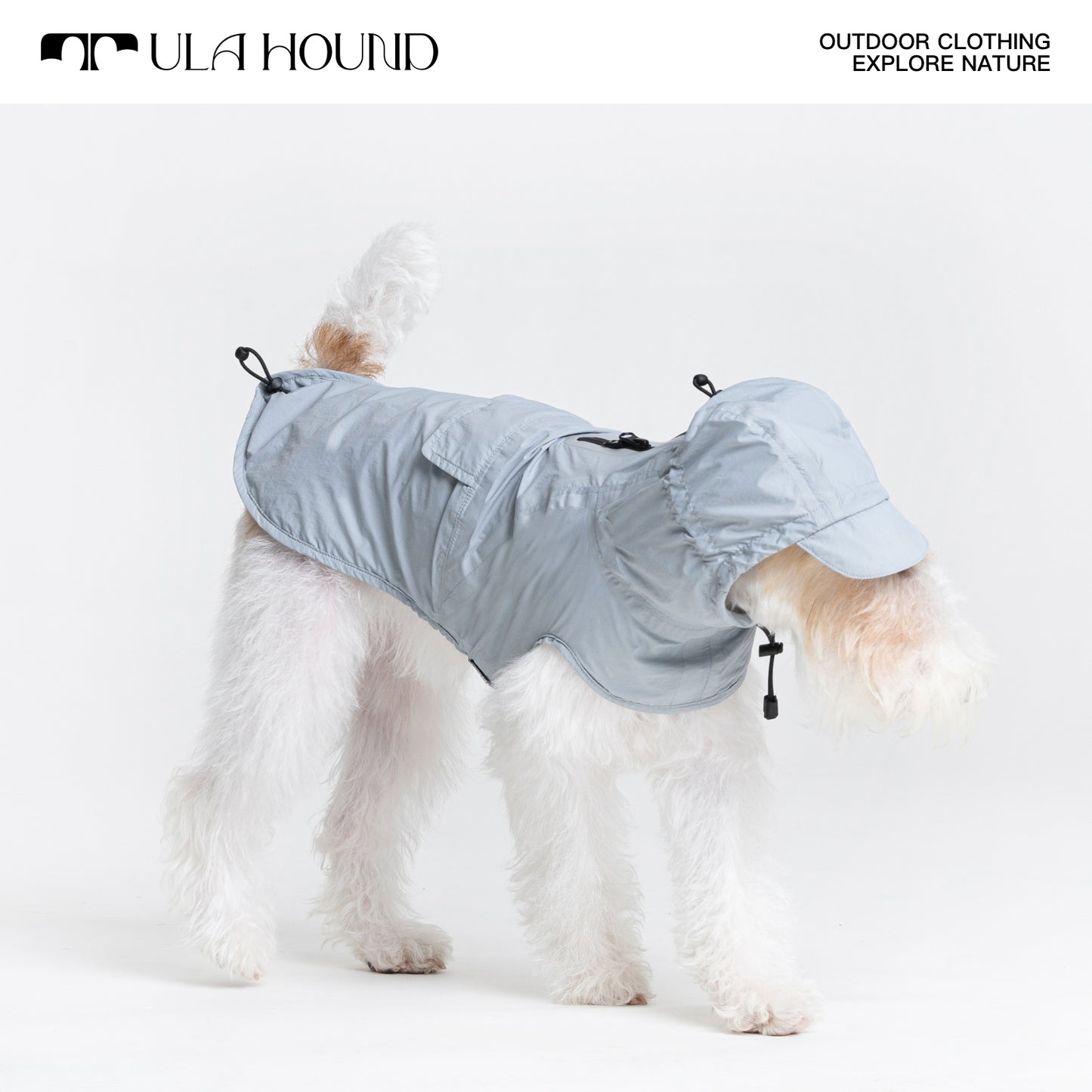 ITALIAN GREYHOUND &, WHIPPETDog Clothes Outdoor Lightweight, breathable, sun-protective, and waterproof jacket (raincoat).