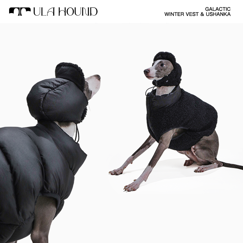 ITALIAN GREYHOUND & WHIPPET WINTER VEST(REVERSIBLE)