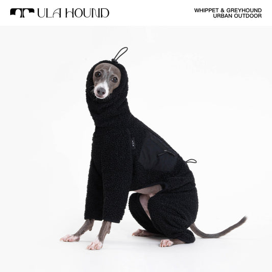 ITALIAN GREYHOUND & WHIPPET POLAR FLEECE HOODIE