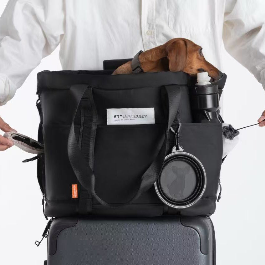 2-in-1 Dog & Commuter Tote | Holds 7kg Pet | Converts to a Cozy Bed | Spacious & Practical