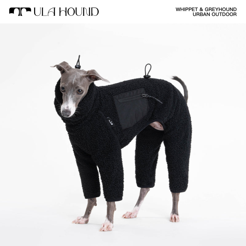 ITALIAN GREYHOUND & WHIPPET POLAR FLEECE HOODIE