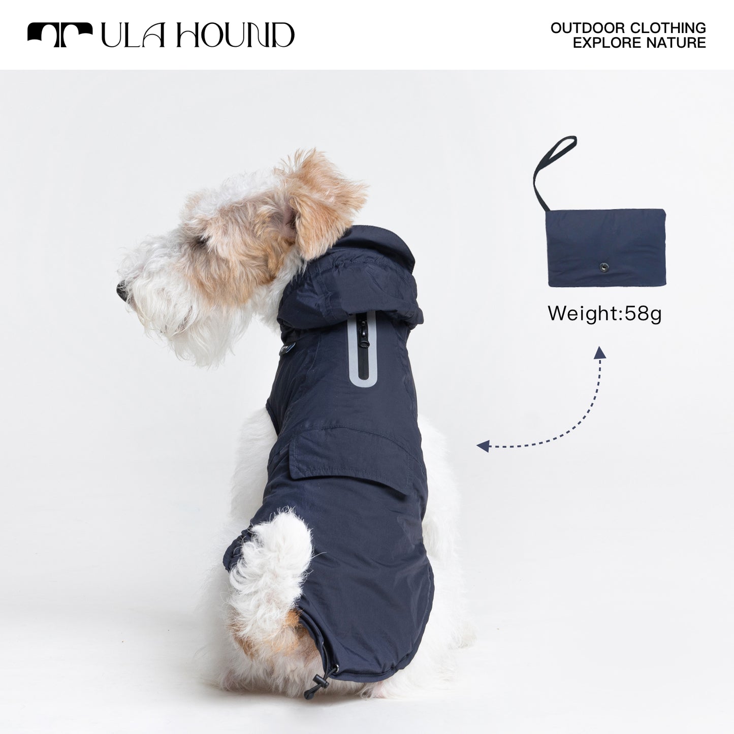 ITALIAN GREYHOUND &,  WHIPPETDog Clothes Outdoor Lightweight, breathable, sun-protective, and waterproof jacket (raincoat).