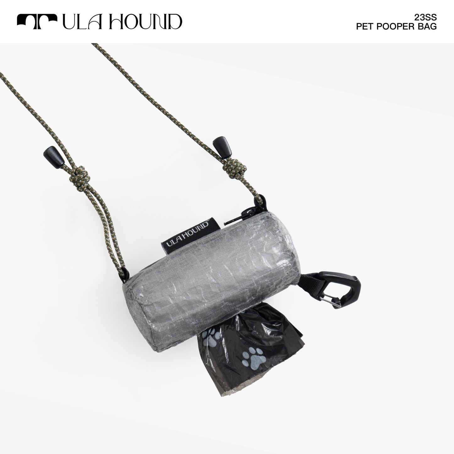 Outdoor Pet Waste Bag / Keychain Pouch, with Dyneema Ultralight Fabric