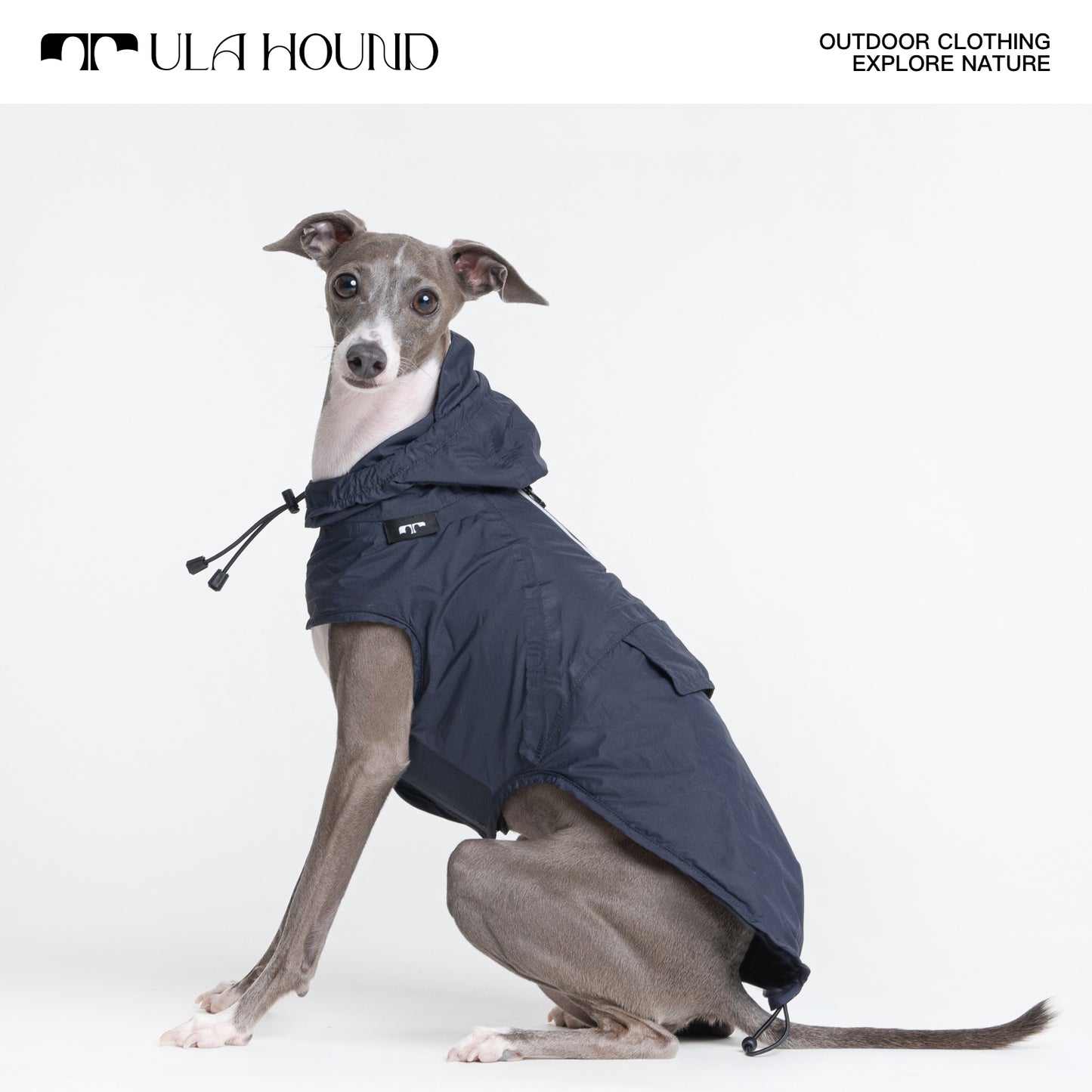ITALIAN GREYHOUND &,  WHIPPETDog Clothes Outdoor Lightweight, breathable, sun-protective, and waterproof jacket (raincoat).