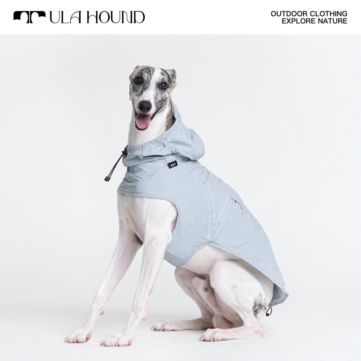 ITALIAN GREYHOUND &,  WHIPPETDog Clothes Outdoor Lightweight, breathable, sun-protective, and waterproof jacket (raincoat).